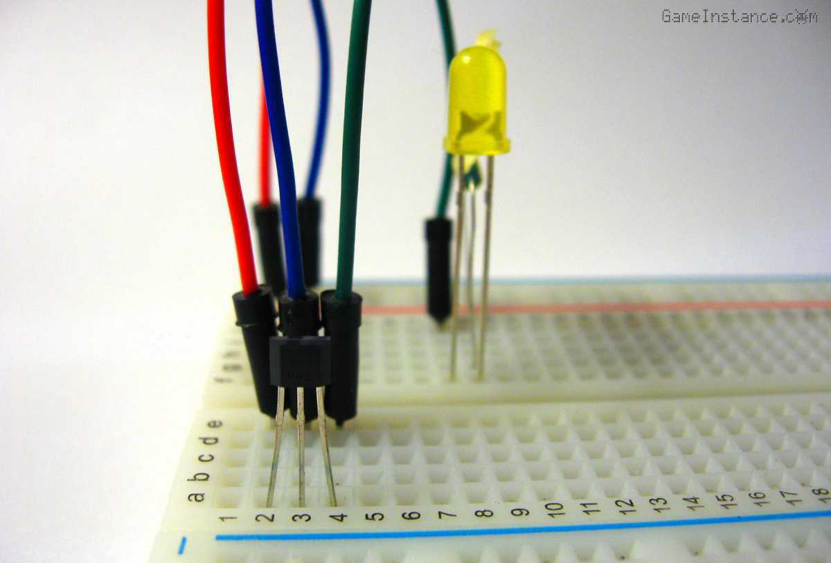 Hall Effect A3144 Switching LED Test Setup