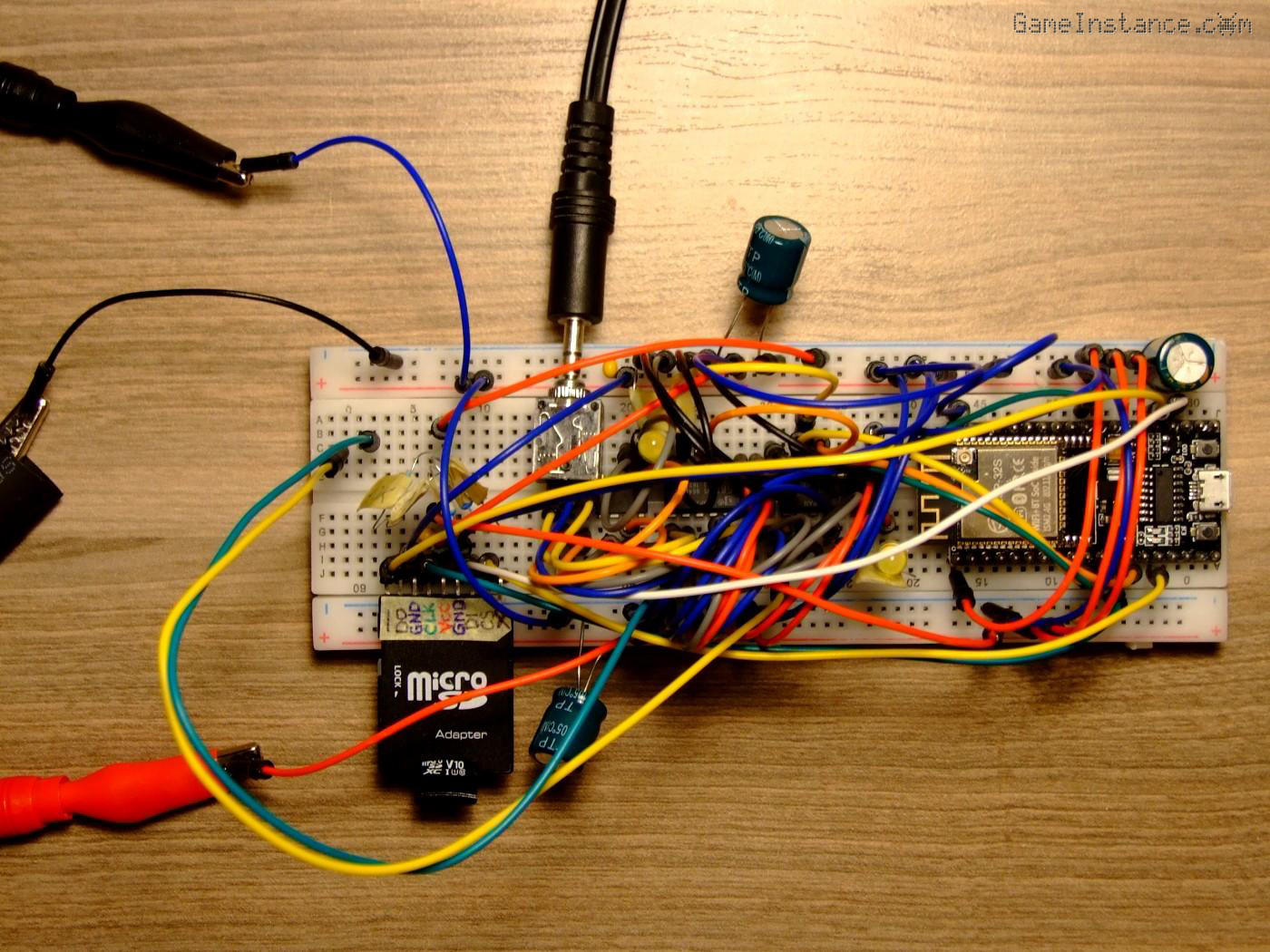 ESP32 driven PCM56 audio player prototype